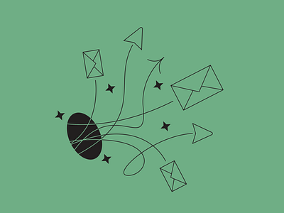 Mails from Tokyo Illustrations 1.0 ⛩ delivery design digital illustration kapustin linear mails newsletter tokyo vector