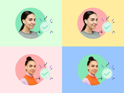 Illustration Set for Wiza ⚡️ 2d account avatar character design digital illustration kapustin photo picture profile vector verify