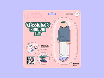 'Classic Igor' Random Toy 2d colorful design digital illustration kapustin personal project random toy vector