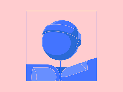Blue Candy 2d avatar blue candy character design digital illustration kapustin stick sweet vector