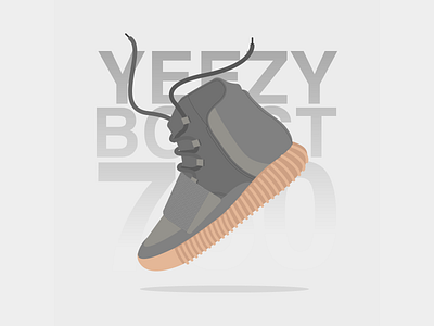 Yeezy Boost 750 Light Grey/Gum 750 boost fashion illustration kanye shoes sneakers yeezy