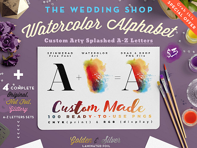 Art Watercolor Splash Alphabet alphabet glitter gold letters photoshop watercolor silver watercolor watercolor alphabet watercolor backgrounds watercolor brush watercolor splash wedding