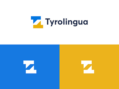 Tyrolingua Logo Design branding chat bubble clean communication creative design illustrator language learning logo logo design minimal branding modern simple simple design simplelogo