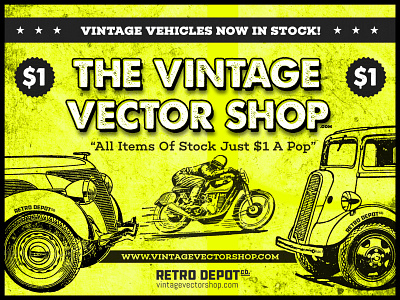 Retro Depot Co. Awesome Vintage Vectors for Your Designs