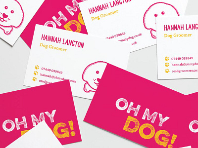 Oh My Dog! Business Cards