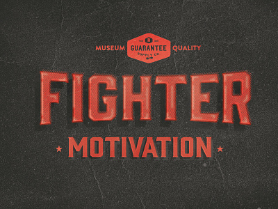 Fighter Motivation Logo fight fighter logo layers logo motivation street fighter type type design typography