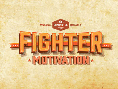 Fighter Motivation - Alternative Colours fight fighter logo layers logo motivation street fighter type type design typography