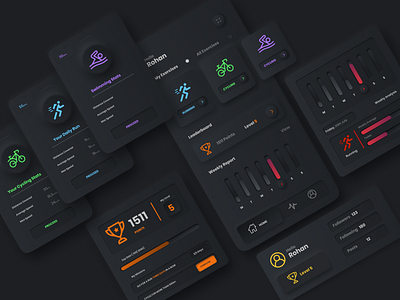 Neumorphic Fitness App