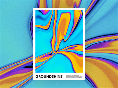 groundshine abstract daily poster design gradient graphic design poster poster a day poster art posters print