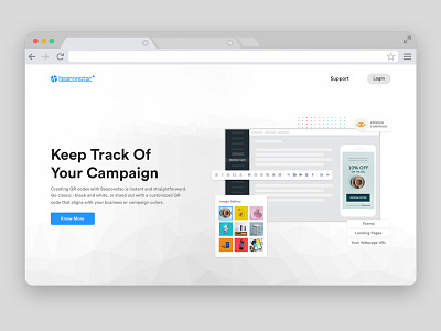 Track Our Campaign background banner banner design campaign design gradient ui ui ux uidesign website website design white