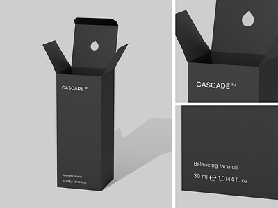 CASCADE - Cosmetics Packaging design brand brand identity branding cosmetics logo cosmetics packaging logo design men skincare packaging minimal packaging packaging packaging design skin care cosmetics skin care logo design