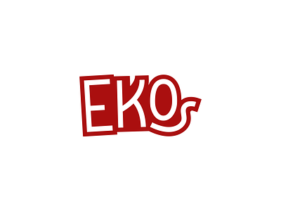 EKOS - Fast Food Restaurant logo design brand brand identity branding fast food fast food logo identity logo logo design minimal minimal logo restaurant restaurant logo design