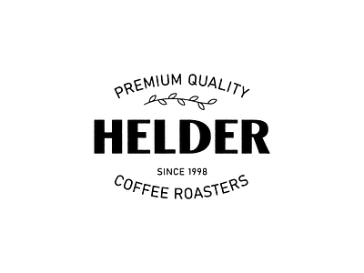 Helder - Coffee Roasters logo design brand brand identity branding coffee coffee logo coffee roasters coffee roasters logo design identity logo logo design minimal minimal logo