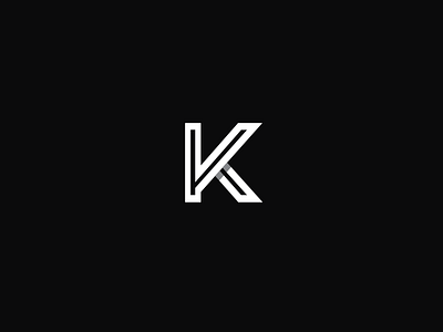 K Lettermark - Logo design brand branding design k k logo letter letter k logo lettermark logo logo design logos minimal k