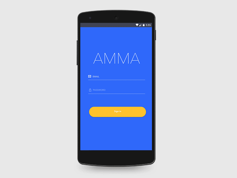 Prototype for Asthma Monitoring and Management APP android principle sketch ui ux