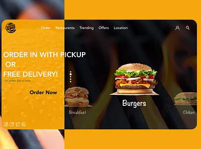 Burger King Ui algeria animation burgerking colors colors palette designer designer logo designers logo ui ui ux uidesign uiux web designer web designers webdesign webdesigner