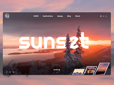 sunset algeria branding creative design creative logo designer illustration typography ui uidesign uiux webdesign webdesigner website