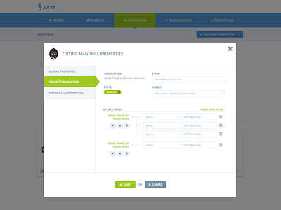 One of the UIs for spree extension admin e commerce extension form front modal open source spree spreecommerce ui