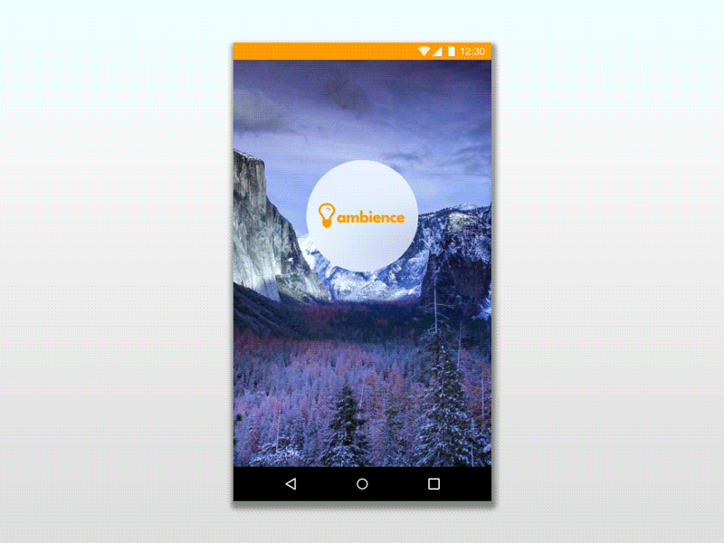 DailyUI Challenge #007 – Settings 007 ambience app dailyui settings