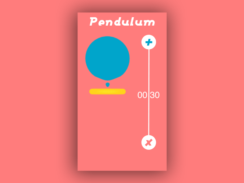 DailyUI Challenge #014 – Countdown 014 clock countdown dailyui pendulum simple