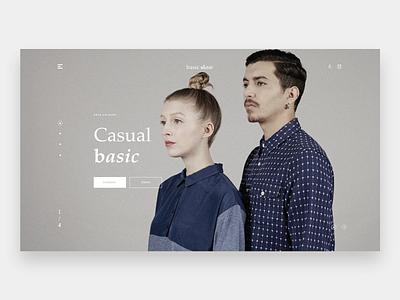 UI DESIGN ::: Home Basic Slow - Fashion des design desktop fashion graphic design ui xd