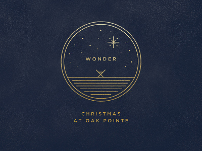 Wonder branding christmas church nativity texture