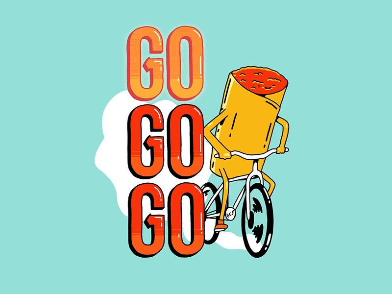 Go burrito! 2d after effects animation branding burrito character characteranimation illustration london motion design motion graphics
