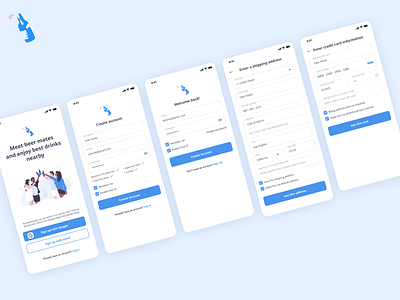 Sign up + Checkout checkout dailyui meetup signup ui uxui