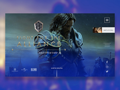 Warcraft / Website redesign