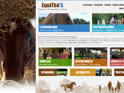 Equithé-A webdesign