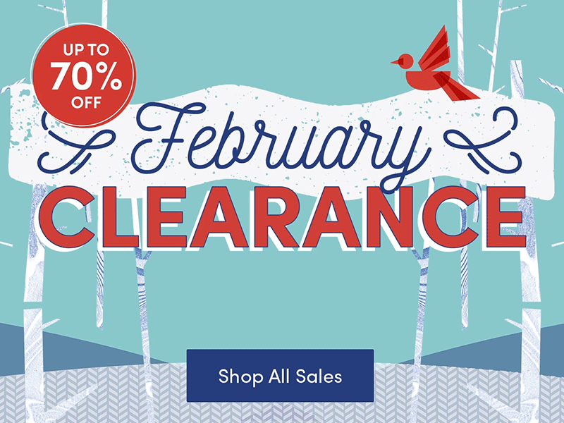 February Clearance Minibahn 2d animation commercial email motion graphics wayfair