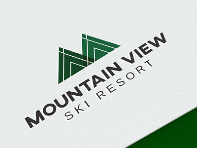 Day 8 - Ski Resort dailylogochallange dailylogochallenge design logo logo design logodesign mountains ski resort