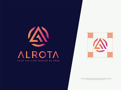 ALROTA Brand style guide design best logo branding design graphic design illustration logo logo design minimal smart logo typography ui unique logo ux vector