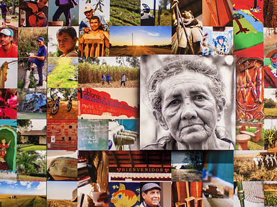 Worlds Apart, Cities Connected. A photojournalism exhibition. branding collage design display exhibition full color grid layout hairfuts history large scale love nature photography paraguay photography portrait sewing storytelling wisdom world travel