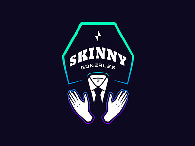 Skinny Gonzales Brand Identity branding coffin hands hip-hop logo rapper skinny visual identity
