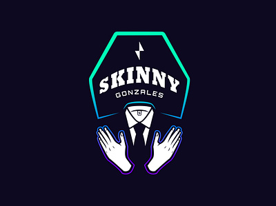 Skinny Gonzales Brand Identity branding coffin hands hip hop logo rapper skinny visual identity