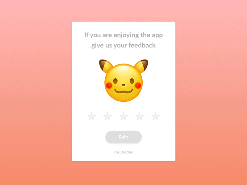 Popup design - Daily Ui 16 after effect animated animation app app concept appdesign daily 100 daily ui dailyui design emoji emoji set gif illustration ios motion graphics rate ui ux web