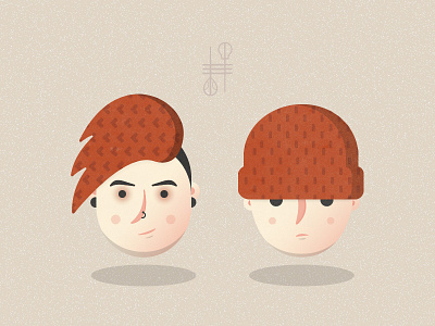 Tyler & Josh cartoon character character design design drawing face illustration illustrator vector