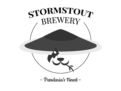 Stormstout Brewery brand branding design fan art fanart illustration logo typography vector visual identity warcraft
