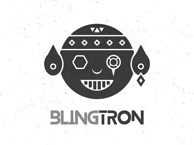 Blingtron Logo fan art fanart game gaming logo logo design robot robots warcraft