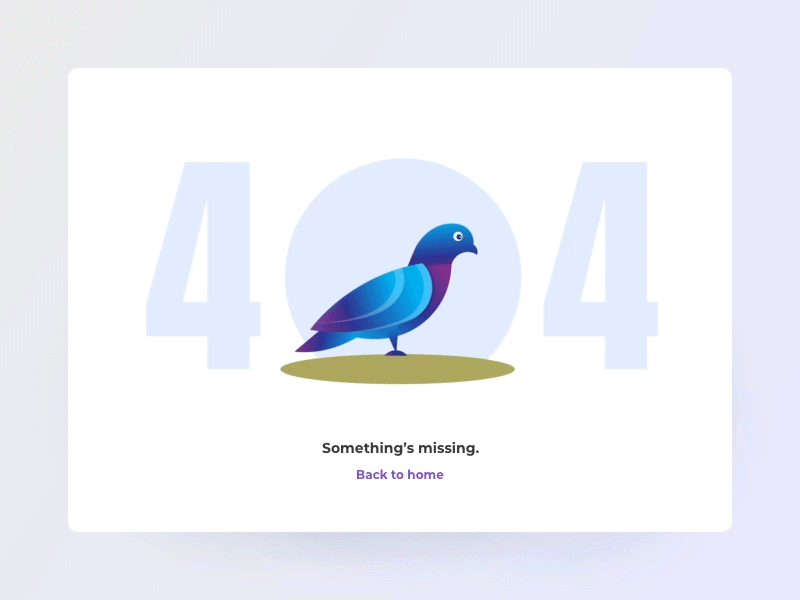 404 Page Animation 404 404 error 404 error page 404 page 404page animation bird bird animation bird illustration illustration