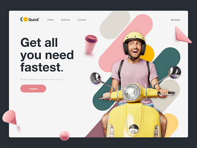 Delivery landing page