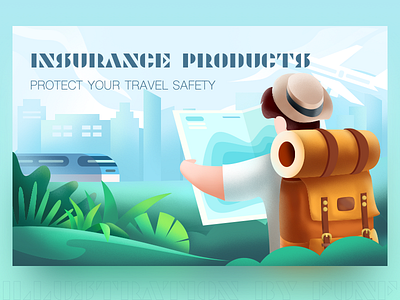 Insurance Products #2 color design illustration ps sketch travel