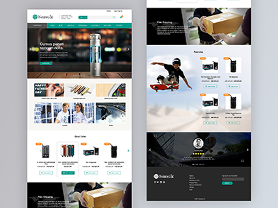 Web Design design desktop ecommerce homepage interface ui web website