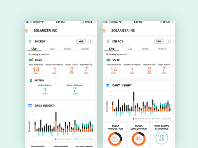 Solarize App UI