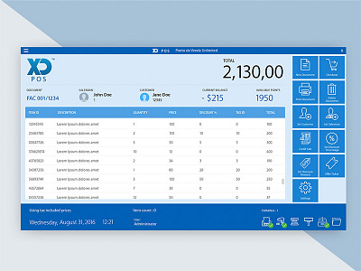 Point of Sale UI app cashier design ecommerce interface of point sale ui user ux