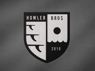 Howler Bros Knight Patch badge beach beanie clothes fishing hoody medieval patch shield surf surfing