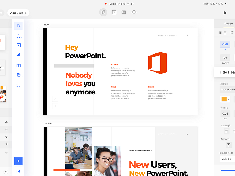 Powerpoint Redesign 2018 by Clay Colwell for Thinktiv on Dribbble