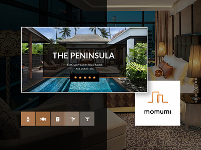 Momumi - Never get lost in Thailand app thailand tourism ui ux web