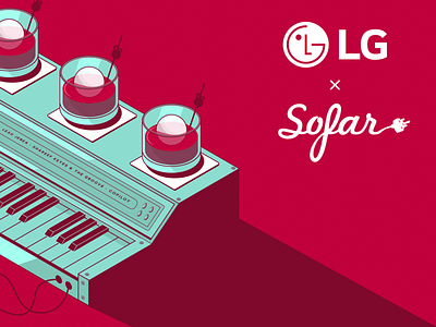 Sofar X LG gigposters keyboard music show sofarnyc
